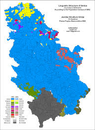  satellite map of sérvia. Languages Of Serbia Wikipedia