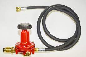 The csa certified propane regulator includes a fiber reinforced rubber hose and a machined brass ball stem. High Pressure Propane Gas Regulators 10 20 30 60 Psi Preset Regulator Valve Hose Assemblies