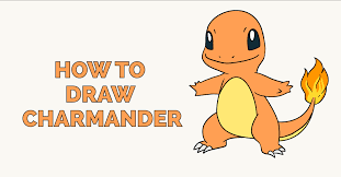Step by step drawing tutorial on how to draw glaceon from pokemon. How To Draw Charmander From Pokemon Really Easy Drawing Tutorial
