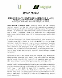 Urusharta cemerlang sdn bhd provides real estate services. Uj Property Management Sdn Bhd Mengambil Alih 4 Buah Hotel Tabung Haji Berkuatkuasa 1 April 2020