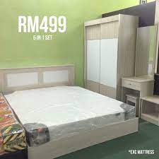 Kedai perabot online izzahrra enterprise. Ssfurniturekl 5 Dalam 1 Pakej Set Bilik Tidur Harga Facebook