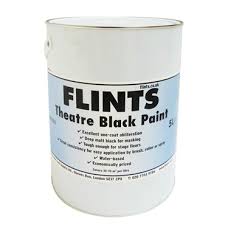 Famous for the classic trench coat, affordable luxury and quality. Flints Theatre Black Paint 5l