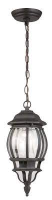 Hampton Bay Exterior Hanging Lantern Black The Home Depot Canada Hanging Lanterns Outdoor Hanging Lanterns Exterior Decor