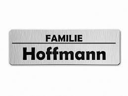 Gestalten sie ihr schild ganz einfach mit unserem neuesten schildermacher! Briefkasten Namensschild Aus Aluminium Line Schilder Online Kaufen