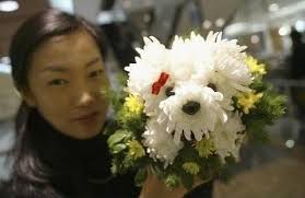 Introducing a new puppy to your older dog is an important start to their lives together. Make Puppy Bouquets Out Of Flowers Animal Flower Arrangements Dog Flower Creative Flower Arrangements