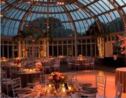 Wedding Reception Dinner Under Glass Dome Feminine And Romantic Brooklyn Botanical Brooklyn Botanical Garden Botanical Gardens Wedding Garden Wedding Venue