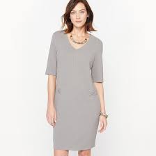 Textured Knit Shift Dress Anne Weyburn A Hit With Our Customers This Textured Knit Dress Looks Textured Fabric Dress Womens Shift Dresses Textured Knit Dress