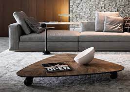 Unique Shape Triangle Coffee Table Coffee Table Contemporary Coffee Table Furniture Design