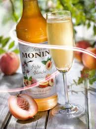 Monin White Peach Fruit Flavored Peach Syrup Flavors