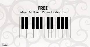 Piano Keyboard Pdf Piano And Keyboard Diagrams