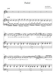 Download and print faded piano sheet music by alan walker. Alan Walker Faded Sheet Music For Piano Download Piano Vocal Easy Sku Pve0000645 At Note Store Com