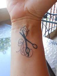 Do i need to be a licensed practitioner barber cosmetologist etc to own a barber shop cosmetology salon nail salon waxing salon esthetics spa tattoo parlor or body piercing salon. My Scissor Tattoo Tattoos Pinterest Scissors Tattoo Hairstylist Tattoos Cosmetology Tattoos