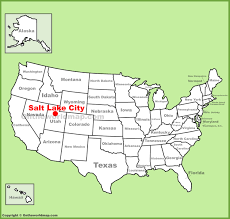 Salt Lake City Location On The U S Map
