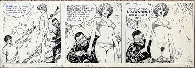 MILO MANARA COMIC STRIP [ ADULT] , in Jimmy Palmiotti's Showing some of my  art and listening to offers as always. Comic Art Gallery Room
