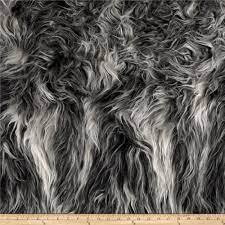 Shannon Faux Fur Artic Mongolian Fur Ivory Grey From Fabricdotcom From Shannon Fabrics This Soft High Quality Faux Fur Fabric Faux Fur Fashion Mongolian Fur