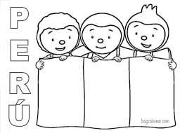 Colorear 24 de febrero día de la bandera. Colorear Bandera De Peru 7 De Junio Dia De La Bandera Colorear Dibujos Infantiles