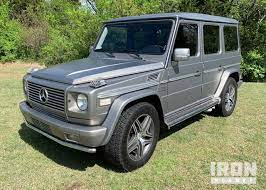 Iridium silver , interior color : 2005 Mercedes Benz G55 Amg G Wagon In Tulsa Oklahoma United States Ironplanet Item 2414077