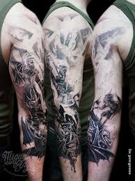 So in this video i explain the process i took on. War Of Angels Tattoo Todd Lockwood Heaven Tattoos Tattoos Angel Tattoo