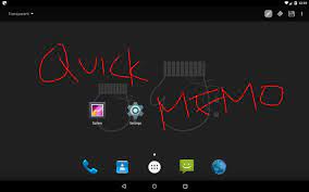 You can leave a note as soon as quickly having the application always on top. Quick Memo For Android Apk Download