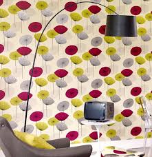 Ris Beige Chatoyant Bordeaux Vert Jaune Et Gris Les Couleurs Du Motif Donnent Du Mouvement Aux Fleurs De Pissenlit Stylisees Holiday Decor Photo Wall Decor