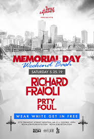 Sunday february 7th we are flying in entrepreneur and one part of the world famous breakfast club dj envy and all of his celebrity friends as we host the big superbowl watch party!! Royale Saturdays Memorial Day Weekend White Party Ft Richard Fraioli Royale Boston
