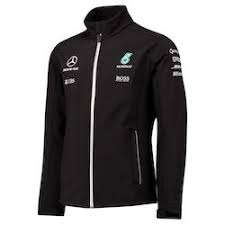 Mercedes Amg Petronas 2017 Chaqueta Del Equipo De Tejido Softshell F1 Jackets Men Fashion Jackets Soft Shell Jacket