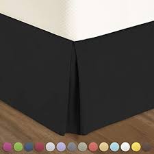 Maybe you would like to learn more about one of these? Bedding Linen 17 Inch Drop Luxurious Hypoallergenic Easy To Wash Black Twin 39x75 Size Bed Skirt With 17 Inch Drop Hotel Quality 800 Tc 100 Egyptian Cotton Split Corner Tailored Twin Bed