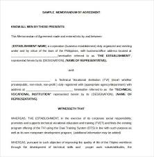 Word Pdf Free Premium Templates Memorandum Agreement Address Book Template