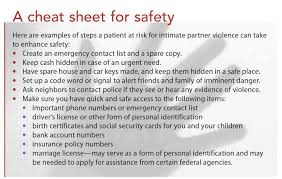 Image result for SAFE Screen for Intimate Partner Violence