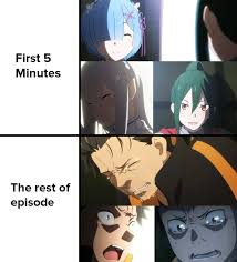 I Should Ve Known That Peace Was Never An Option For Subaru Anime Re Zero 2nd Season 9gag