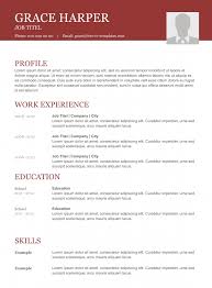 The overall look and feel of your resume may seem trivial compared to what your resume says, but it's not. Basic Cv Templates For Word Land The Job With Our Free Templates