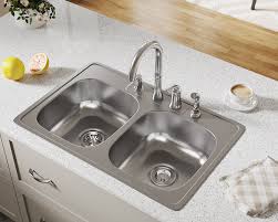 us1022t topmount double equal bowl