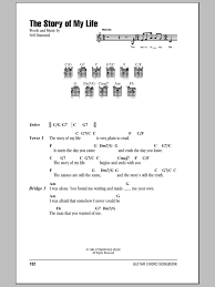 You want to get someone who understands how you learn and cares about seeing you progress and reaching your goals. Neil Diamond The Story Of My Life Sheet Music Pdf Notes Chords Rock Score Guitar Chords Lyrics Download Printable Sku 78868