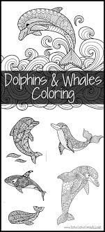 For that reason, i've created a set of free dolphin clipart and printable dolphin coloring pages for kids. Dolphins And Whales Coloring Pages 1 1 1 1