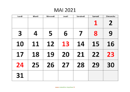 Posted by lulu in allgemein. Calendrier Mai 2021 A Imprimer