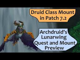 Druid class mount and quest archdruid's lunarwing … mount wowhead.com show details. Druid Class Mount Quest 08 2021