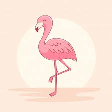 Flamingo Cartoon Tropical Animal Pink Flamingos Bird Kawaii In 2020 Easy Doodles Drawings How To Draw Flamingo Pink Flamingos Birds