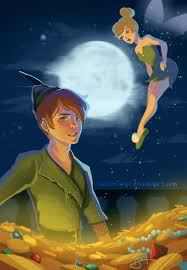 Peter Pan And Tinker Bell By Lucidorange On Deviantart Peter Pan Disney Peter Pan And Tinkerbell Peter Pan