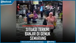 Info loker driver wilayah kali gawe genuk info semarang kondisi terkini jalan kaligawe semarang 12 02 2021. Situasi Terkini Banjir Semarang Di Genuk Genangan Masih Setinggi 1 Meter Tribun Jateng