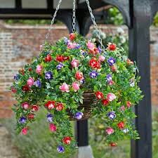 If you can imagine it, we can create it, made to order in all sizes, shapes and varieties to suit your specific. Bizzie Lizzie Artificial Flower Hanging Basket Garden Decor Indoor Outdoor 24 99 Picclick Uk