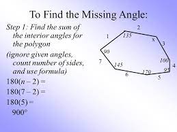 I usually do this at the end of the unit and have students race to find all of the angle measures. Finding The Measure Of Angles In Polygons In A Regular Polygon All The Angles And Sides Are The Same Size To Find The Measure Of A Single Angle Divide Ppt Download