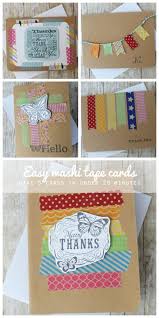 Some things that people have used have been: Washi Tape Cards