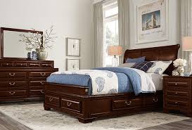 Cindy crawford home calle vista brown 5 pc king poster bedroom in. King Size Bedroom Sets Packages