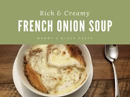 Once melted add sliced onions with a pinch of kosher salt. Rich And Creamy French Onion Soup Recipe Mommy S Block Party