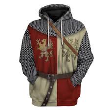 Gearhumans Hoodie Custom Polish Knight Apparel Hoodies Sweatshirt Jacket Sweatshirts Hoodie