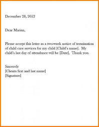 How To Write A Two Week Notice Business Proposal Sample 2 Week Notice Letter Lettering