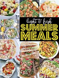 30 Light Summer Meals Perfect For Al Fresco Dining Recipe Light Summer Meals Summer Recipes Meals
