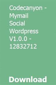 Codecanyon Mymail Social Wordpress V1 0 0 12832712 Download Codecanyon Wordpress Social
