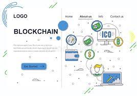 This discovery led to ethereum's existence in the blockchain world. Vector Web Site Linear Art Design Template Blockchain Technology And Bitcoin Cryptocurrency Ico And Crypto Mining Stock Vector Illustration Of Header Modern 130501564