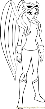 Do not be surprised if he demands comic books after coloring these sheets. Hawkgirl Coloring Page For Kids Free Dc Super Hero Girls Printable Coloring Pages Online For Kids Coloringpages101 Com Coloring Pages For Kids